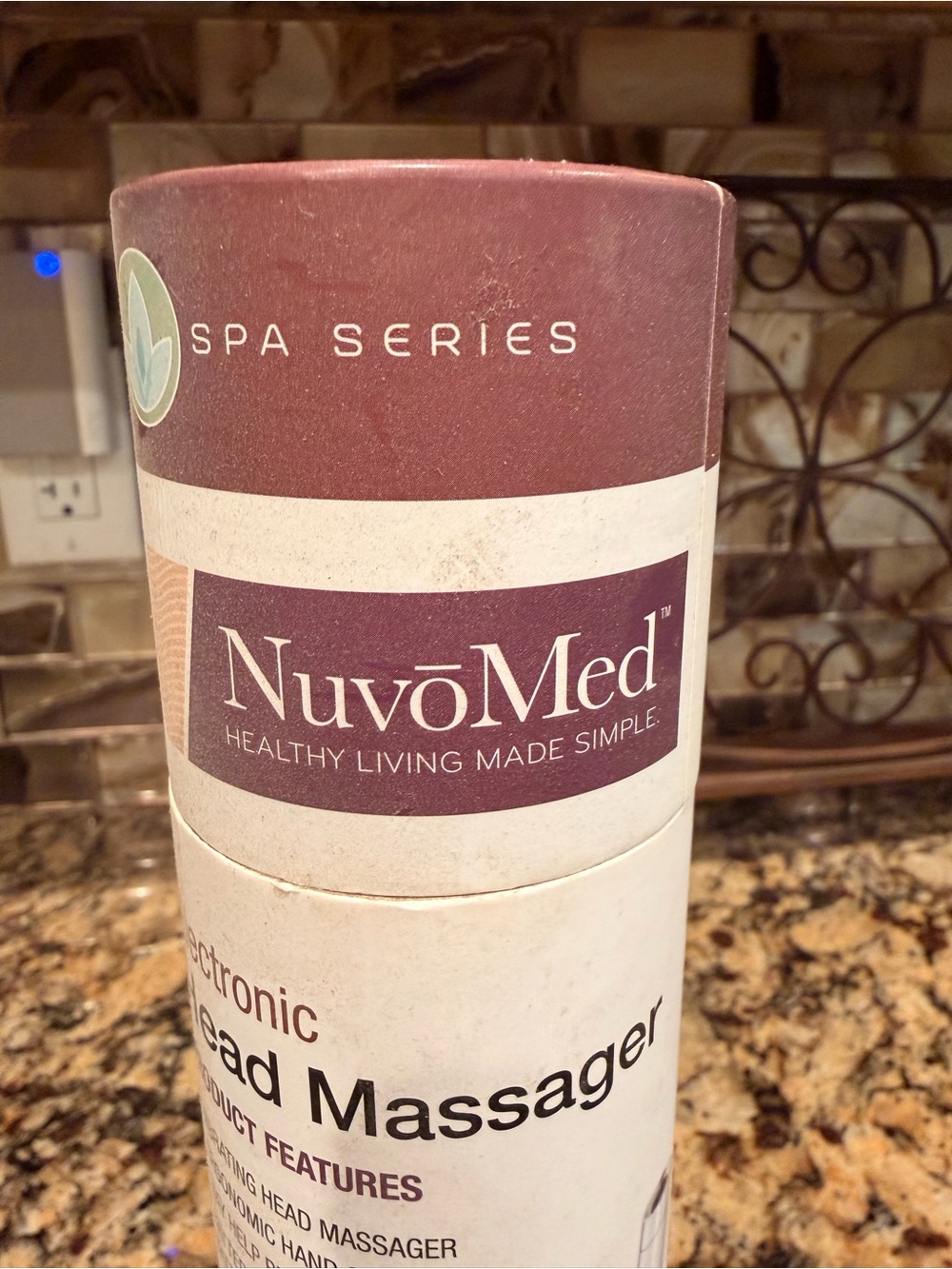 NuvoMed Spa Series Electronic Head Massager – Vibrating Scalp Massager